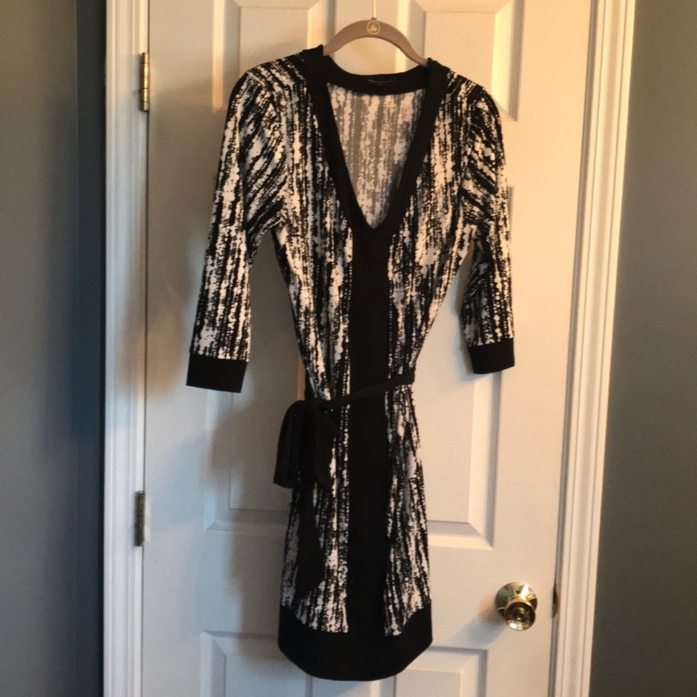 Black and white dress